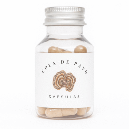 Hongo Cola De Pavo En Capsulas De 200mg (30 Unidades)