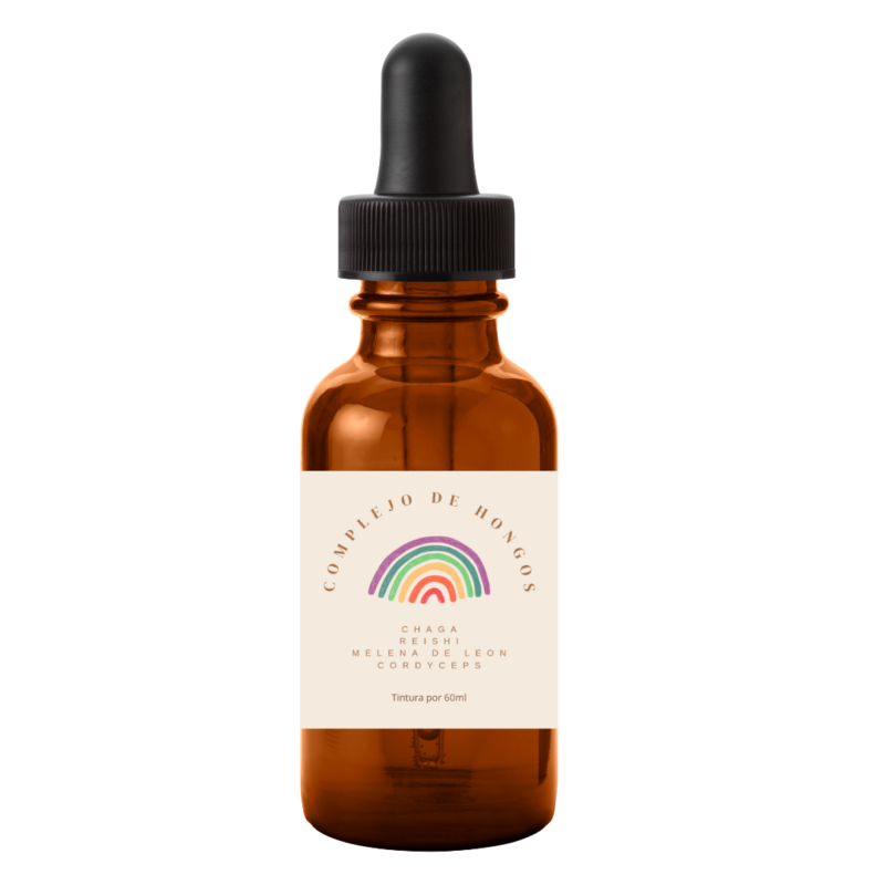 Combo Tintura 60ml Hongos Reishi, Cordyceps, Melena Y Chaga