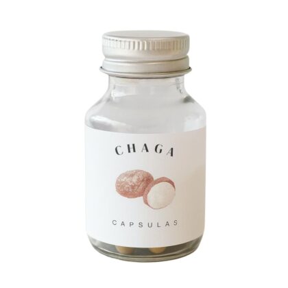 Hongo Chaga En Capsulas De 200mg (30 Unidades)